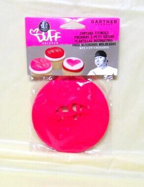 Cookie Cupcake Stencil Set Love XO Heart Lips Wedding Bridal Shower Desserts
